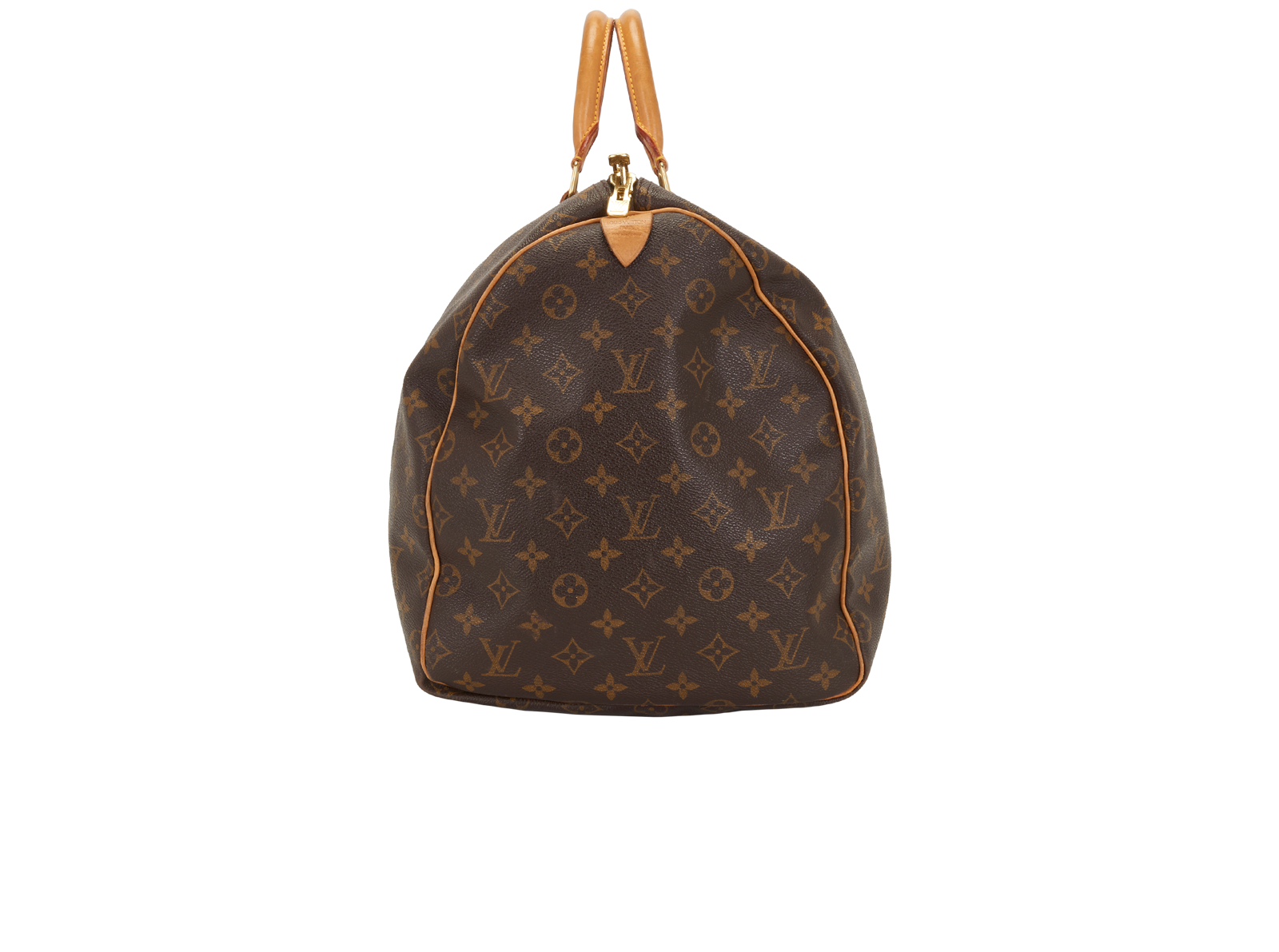 Keepall 55, &pound;850, Handbags, Brown, Canvas, Side view